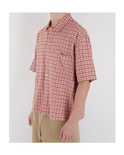sunflower Red Camicia A Quadri for men