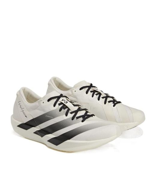Y-3 Gray Adizero Adios 9 Sneakers for men