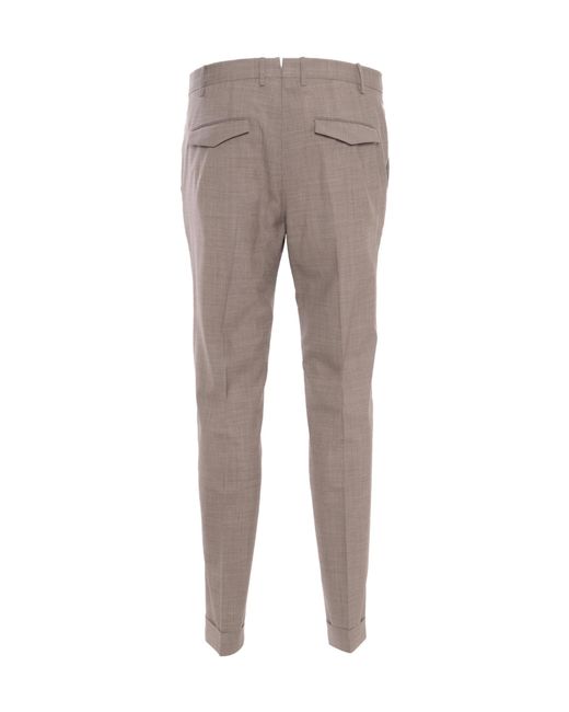 PT01 Gray Pt Torino Slim Fit Pants for men
