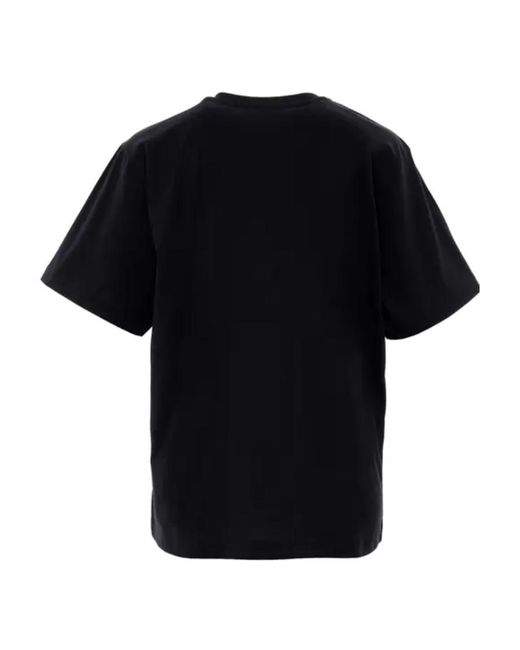 Moschino Black Printed Short-Sleeved T-Shirt