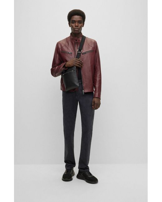 Boss Blue Logo Jeans for men