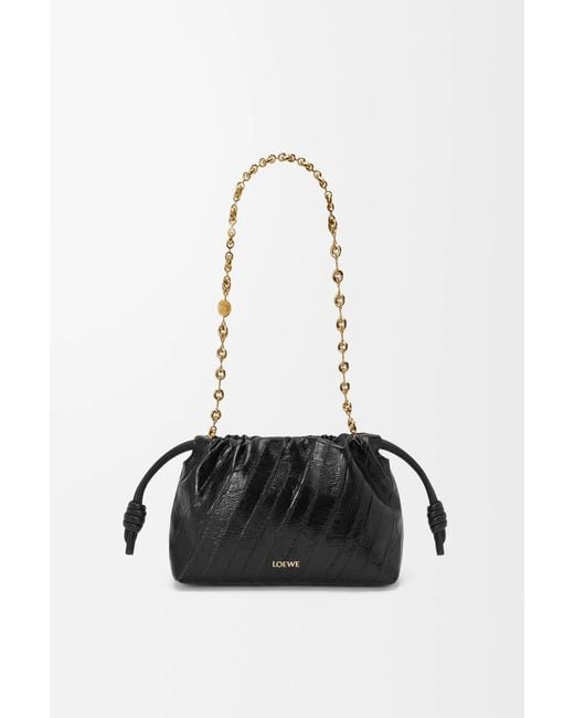 Loewe Black Mini Flamenco Purse