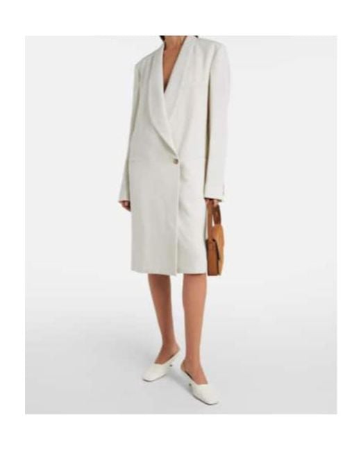 Calvin Klein White Anna Leather Slingback Pumps