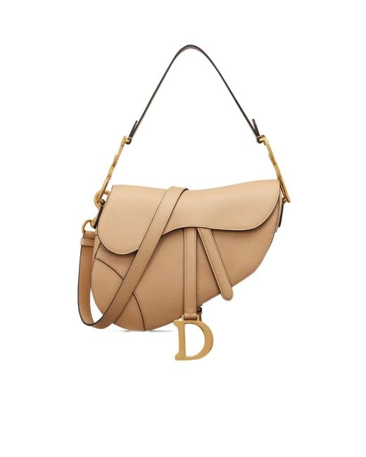 Dior White Saddle Bag With Strap