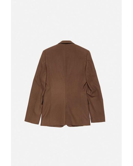 Acne Brown Wool Blazer for men