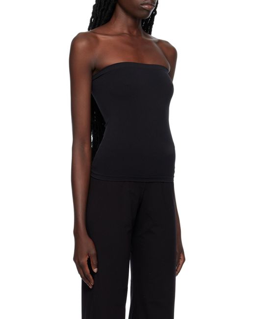 Wolford Black Strapless Tube Top
