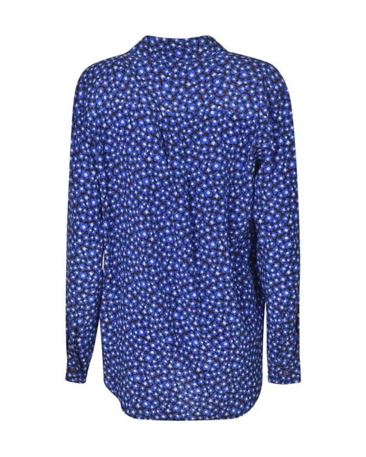 P.A.R.O.S.H. Blue Logo Long-Sleeved Shirt
