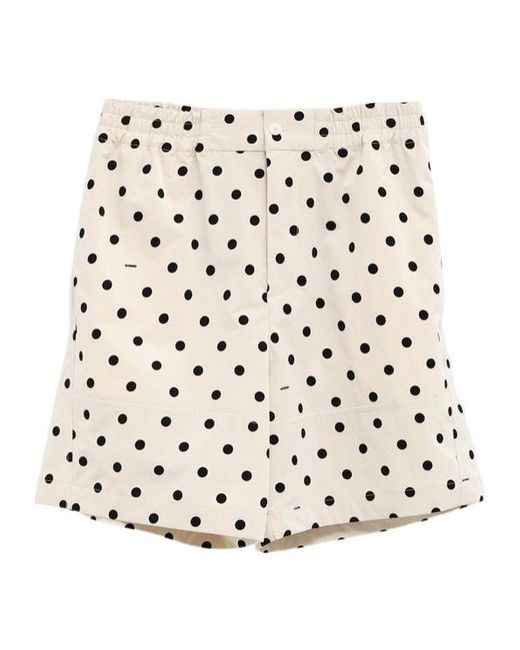 Jacquemus Natural Le Short Aloe Printed Shorts for men