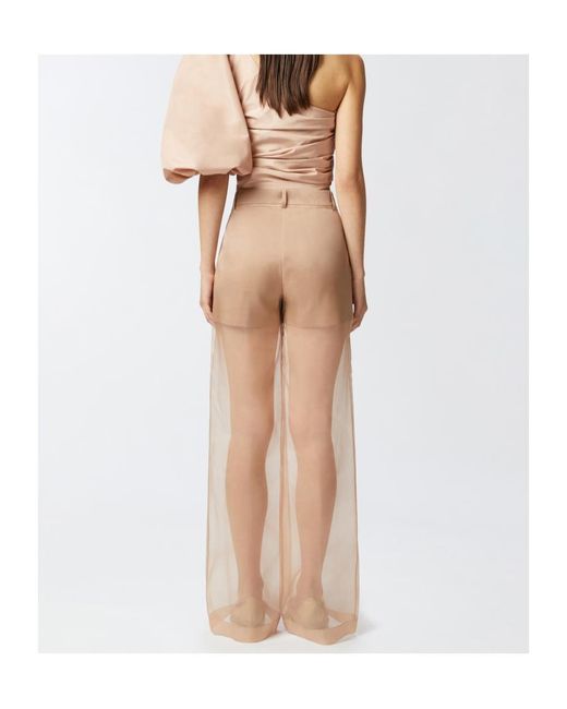 Pinko Natural Straight Trousers