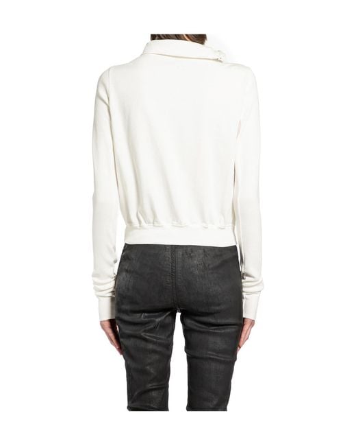 Rick Owens White Mountain Zip Sweater
