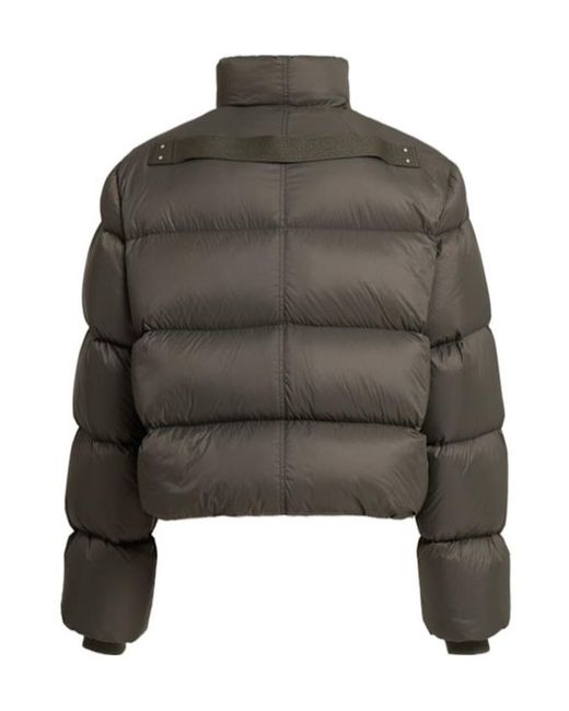Rick Owens Green Nylon Down Jacket for men
