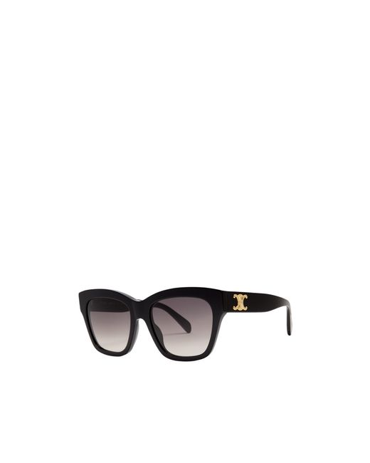 Céline Metallic Oversized Square-Frame Sunglasses