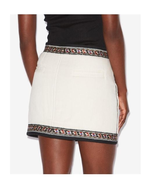Isabel Marant Metallic Isabel Marant Étoile Zeria Skirt