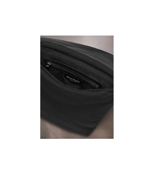 Maison Margiela Black Logo Patch Small Belt Bag