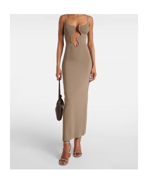 Christopher Esber Brown Salacia Maxi Dress
