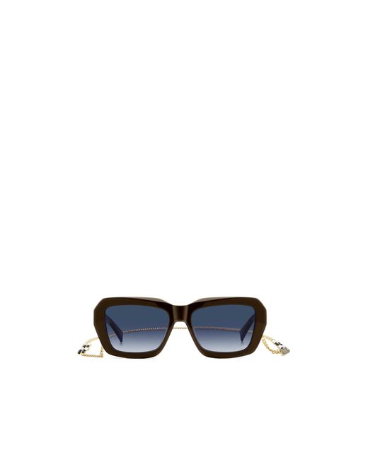 Missoni Blue Logo Detail Sunglasses