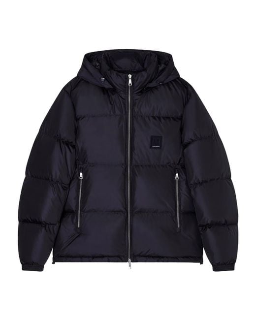 ARMANI EXCHANGE Blue Padded Jacket for men