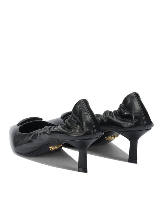 Prada Black Pointed-Toe Pumps