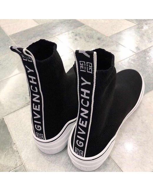 Givenchy Black 4G Logo Sock Sneakers