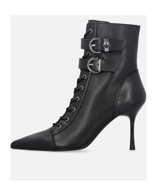 Pinko Black Lucy 27 Ankle Boots