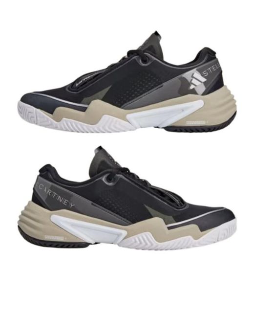 Adidas By Stella McCartney Black Barricade Lace-Up Sneakers