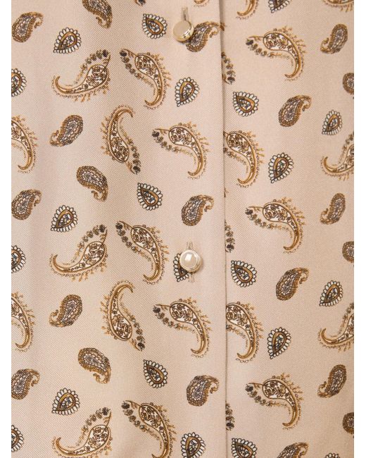 Max Mara Natural Studio Mstudente Paisley Printed Shirt