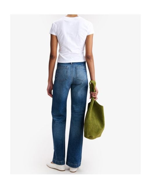 A.P.C. Blue Victoria Straight-Leg Jeans