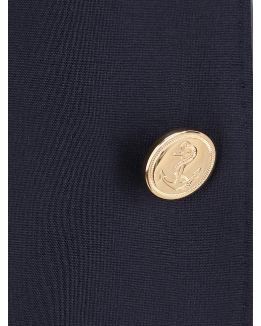 Thom Browne Blue 4-Bar Button-Up Sport Jacket for men
