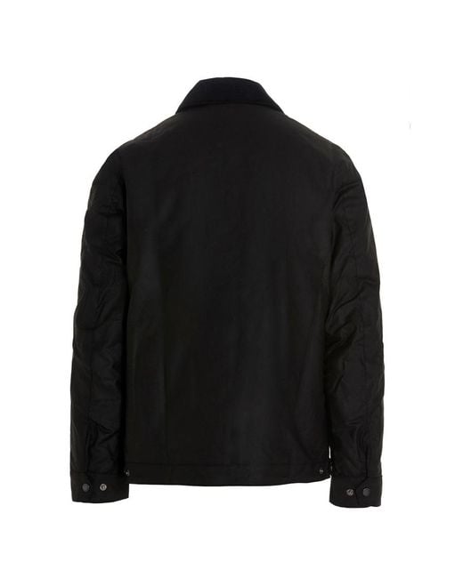 Barbour Black Workers Jacket for men