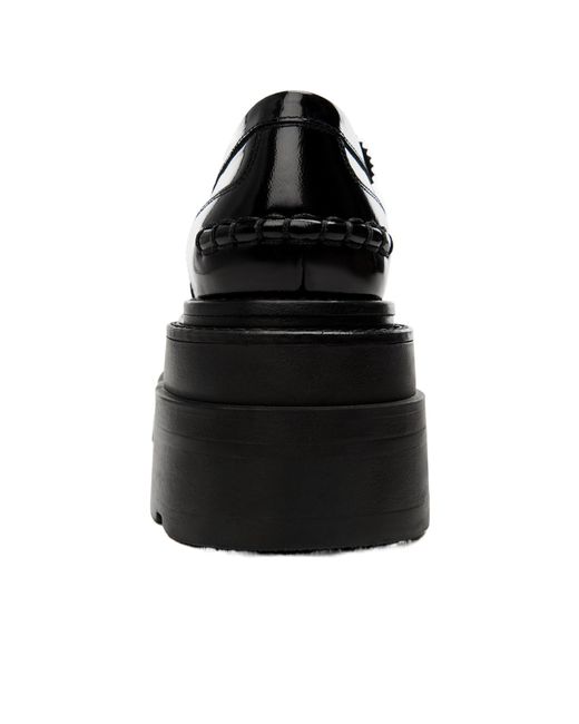 McQueen Black Carter Platform Shoes