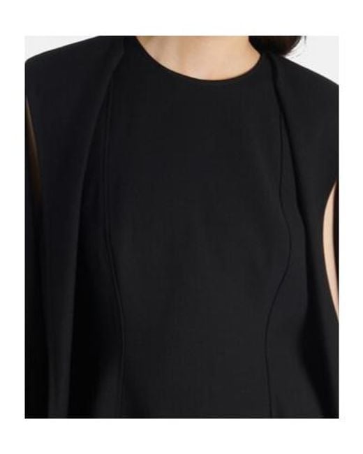 Stella McCartney Black Caped Minidress