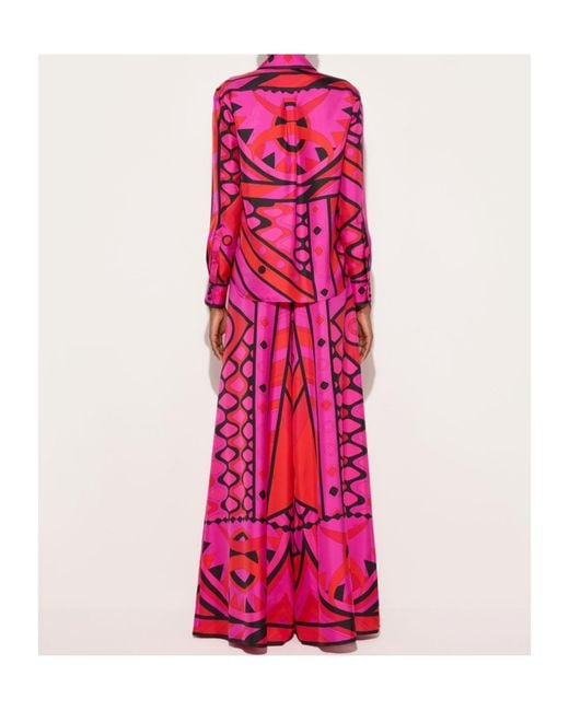 Emilio Pucci Pink Pucci Vivara Printed Shirt