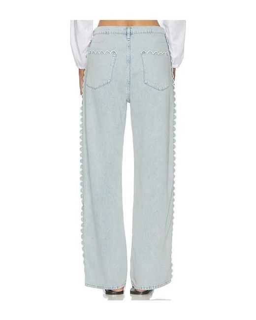 Rag & Bone Blue Phoebe Drawstring Jeans