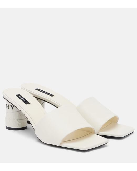 Givenchy White Tape High-Heeled Sandals