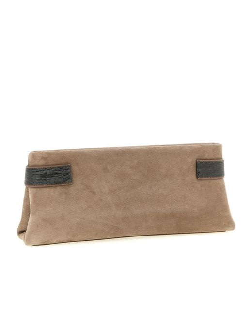 Brunello Cucinelli Natural Essence Clutch Bag