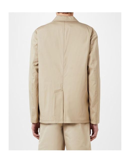 Prada Natural Triangle Patch Blazer for men