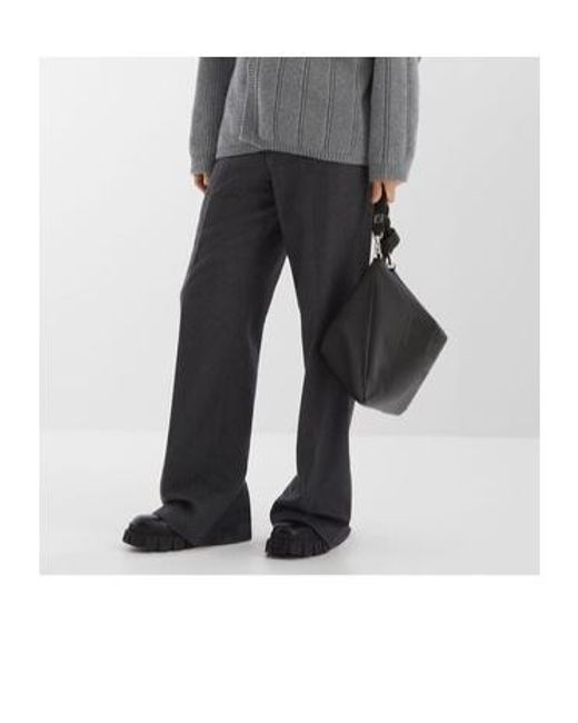 Fendi Black Roma Logo Embossed Tote Bag for men