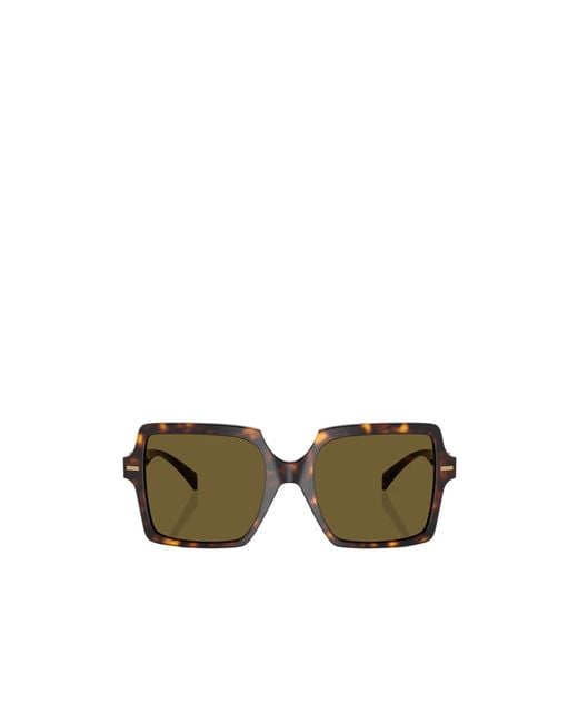 Versace Green Medusa Head Square-Frame Sunglasses
