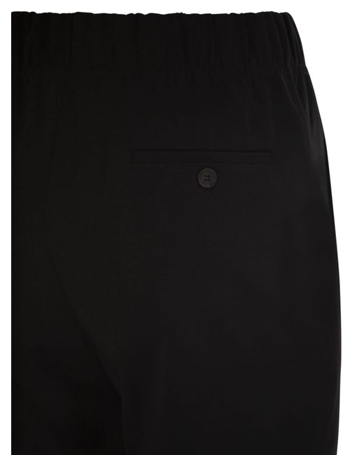 Weekend by Maxmara Black Delfo Elasticated-Waist Trousers