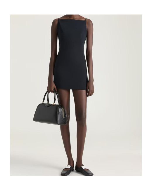 Givenchy Black Sliced Mini Dress