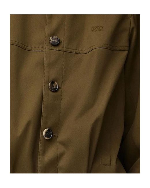 Loewe Green Buttoned Jacket