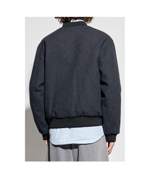 Dries Van Noten Blue Long-Sleeved Casual Jacket for men