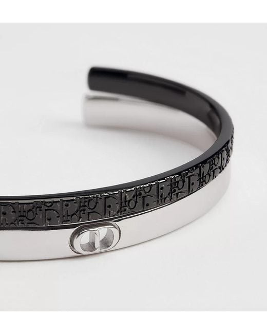Dior White Oblique Bangle Set for men