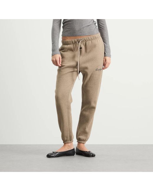 Fear Of God Natural Logo-Print Track Pants