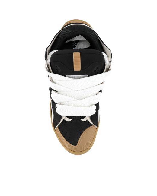 Lanvin Black Curb Low-Top Sneakers for men