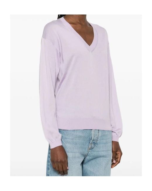 Fabiana Filippi Pink V-Neck Sweater