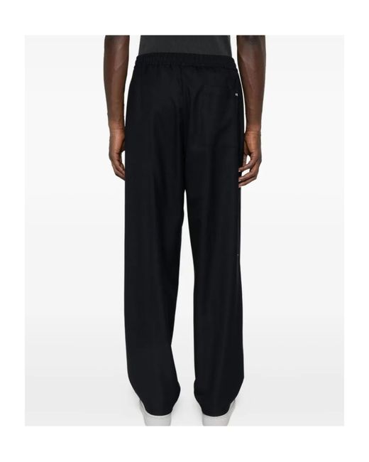 Herno Black Elasticated-Waist Trousers for men
