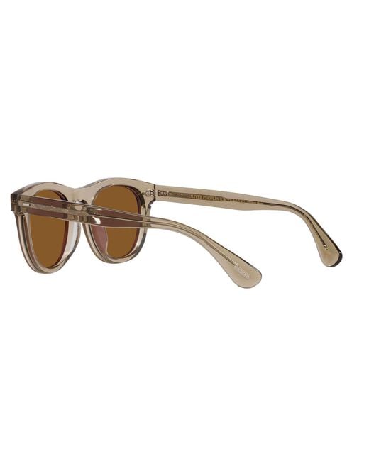 Oliver Peoples Brown Logo Sunglasses for men