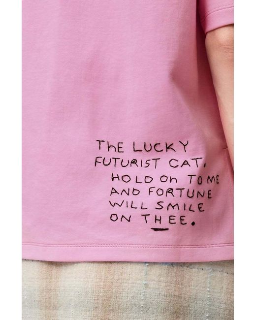 Loewe Pink Regular Fit T-Shirt