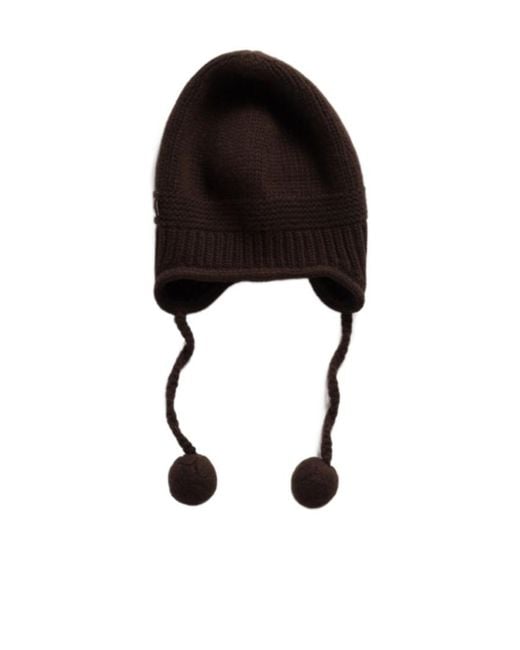 Miu Miu Black Cashmere Hat